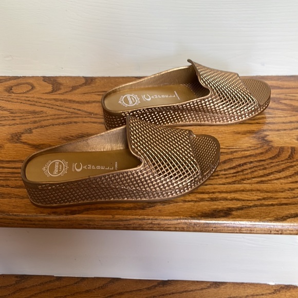 HAVANA LAST JEFFREY CAMPBELL 👡. SIZE 8 gold color. - Picture 3 of 13